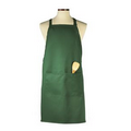 Hunter Green Deluxe Long Bib Apron